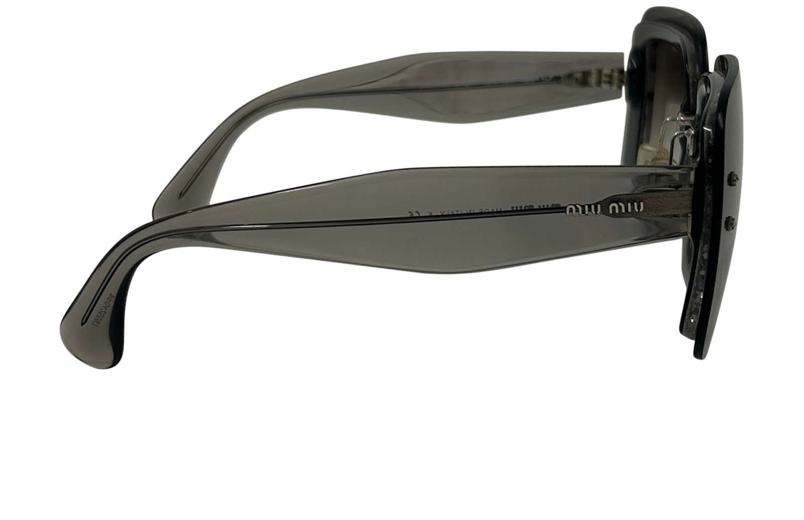 MiuMiu Gafas de Sol, 120&euro;, Accesorios, Gris, Tafetán - Acetato, Vista lateral